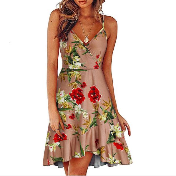 2023 european and american summer leopard print daisy ruffled hem with irregular strap backless sleeveless dress, White
2023 european and american summer leopard print daisy ruffled hem with irregular strap backless sleeveless dress, White