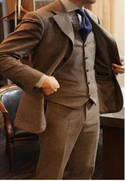 2017 latest coat pant designs brown tweed men suit slim fit skinny 3 piece tuxedo custom groom prom blazer mens suits masculino3981481, Black;gray
2017 latest coat pant designs brown tweed men suit slim fit skinny 3 piece tuxedo custom groom prom blazer mens suits masculino3981481, Black;gray