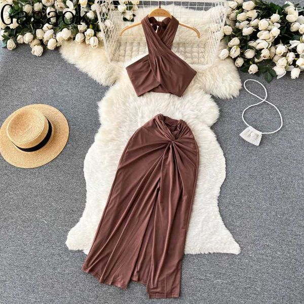 two piece dress gagaok women two piece set 2023 summer new streetwear beach style fashion suits backless camis midi bodycon skirts j230506, White
two piece dress gagaok women two piece set 2023 summer new streetwear beach style fashion suits backless camis midi bodycon skirts j230506, White
