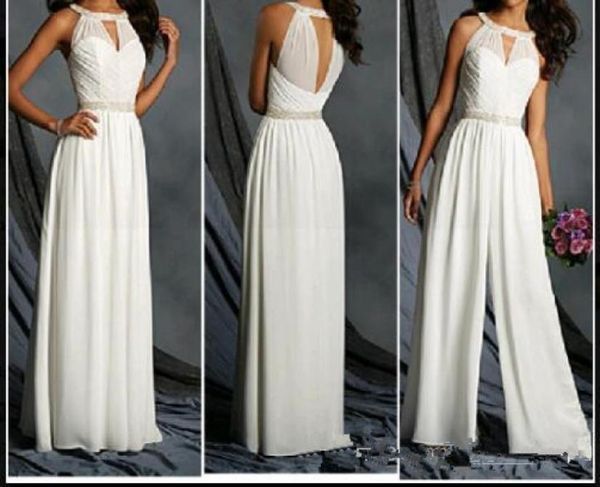 chiffon beaded long white bridesmaid dresses jewel neck junior jumpsuit 2020 custom make maid of honor wedding guest party pant6291201, White;pink
chiffon beaded long white bridesmaid dresses jewel neck junior jumpsuit 2020 custom make maid of honor wedding guest party pant6291201, White;pink