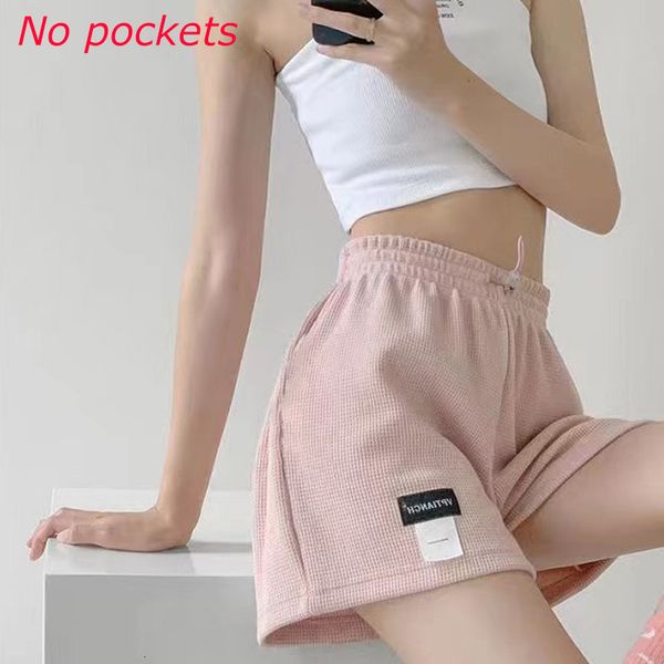womens shorts waffle pants sports homewear bottoms solid color elastic pockets casual high waisted women loose short 230506, White;black
womens shorts waffle pants sports homewear bottoms solid color elastic pockets casual high waisted women loose short 230506, White;black