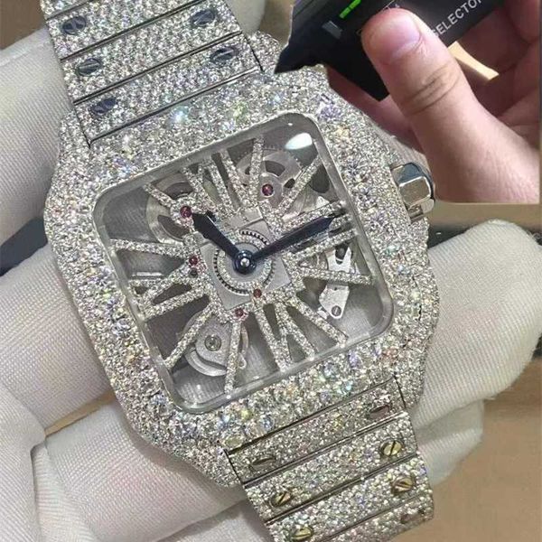 cartir luxury designer custom skeleton silver moissanite diamond watch pass tested quartz movement men's full frozen sapphire
cartir luxury designer custom skeleton silver moissanite diamond watch pass tested quartz movement men's full frozen sapphire