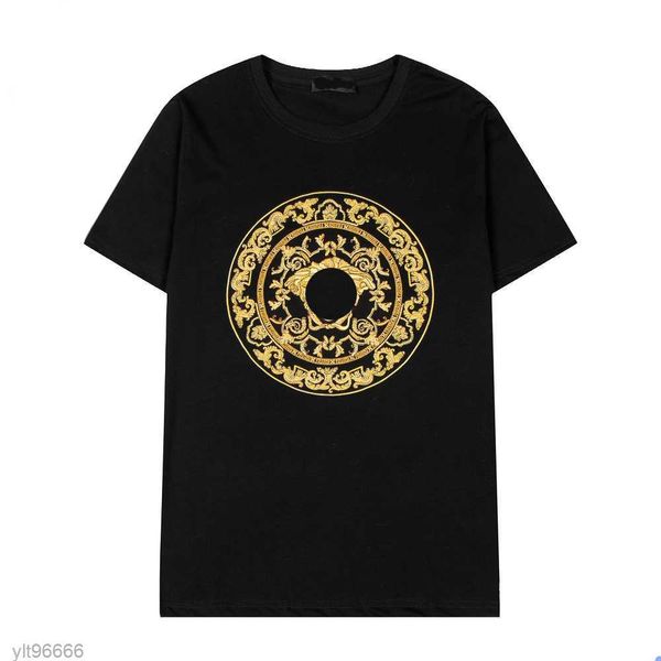 high-quality medusa embroidery men's t-shirts v-letter tide brand spring/summer pure cotton short sleeve t-shirt for men and women with, White;black
high-quality medusa embroidery men's t-shirts v-letter tide brand spring/summer pure cotton short sleeve t-shirt for men and women with, White;black