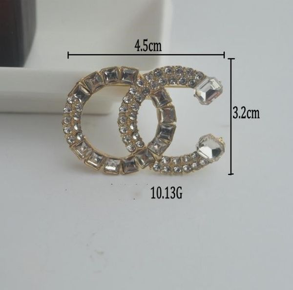 classic brand letter designer brooches letters lapel pins diamond insert crystal rhinestone pin party metal jewerlry accessories gift high q, Gray
classic brand letter designer brooches letters lapel pins diamond insert crystal rhinestone pin party metal jewerlry accessories gift high q, Gray
