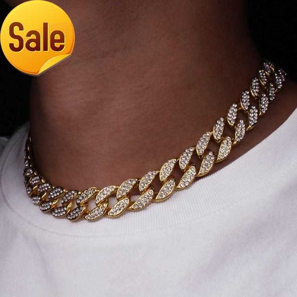 bling rhinestone golden finish miami cuban link chain necklace men's hip hop necklace jewelry, Silver
bling rhinestone golden finish miami cuban link chain necklace men's hip hop necklace jewelry, Silver