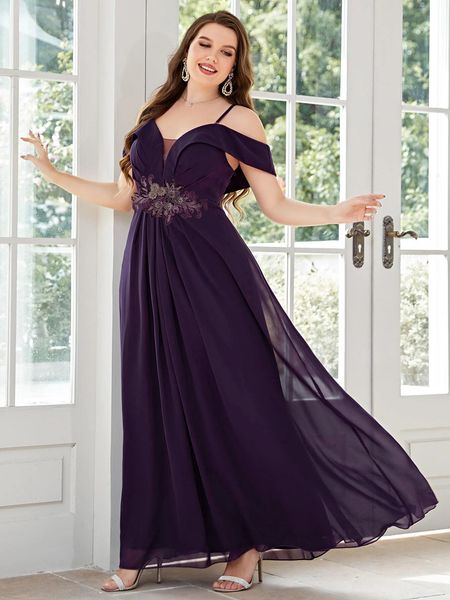 plus size dresse size wedding dresses bridesmaid contrast floral embroidery mesh vback elegant dress fashion evening party 230506, Black
plus size dresse size wedding dresses bridesmaid contrast floral embroidery mesh vback elegant dress fashion evening party 230506, Black