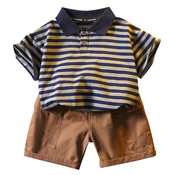 clothing sets summer clothes boys striped pattern for tshirt short toddler children 230506, White
clothing sets summer clothes boys striped pattern for tshirt short toddler children 230506, White