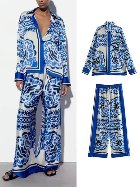 women's two piece pants woman 2 shirts sets 2023 geometric print suit fashion casual s set blue outfits 230506, White
women's two piece pants woman 2 shirts sets 2023 geometric print suit fashion casual s set blue outfits 230506, White