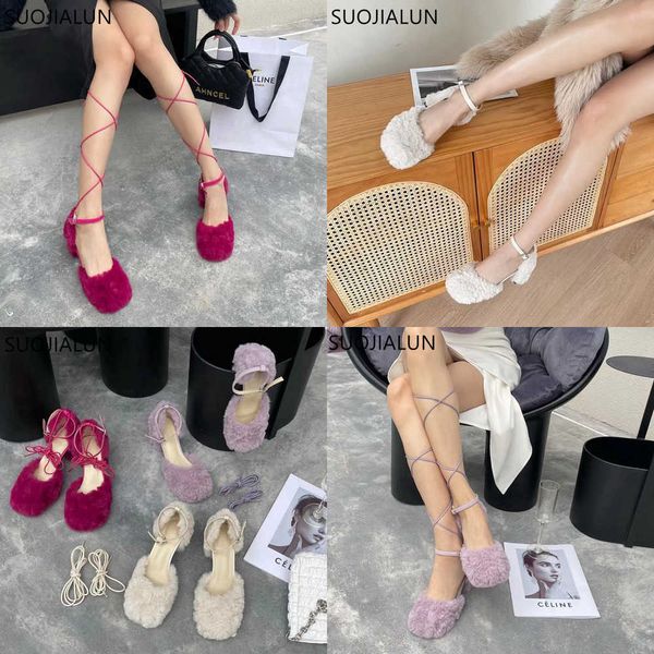 sandals new brand women sandal fashion furry ladies elegant square low heel dress pumps shoes outdoor slingback 230316, Black
sandals new brand women sandal fashion furry ladies elegant square low heel dress pumps shoes outdoor slingback 230316, Black