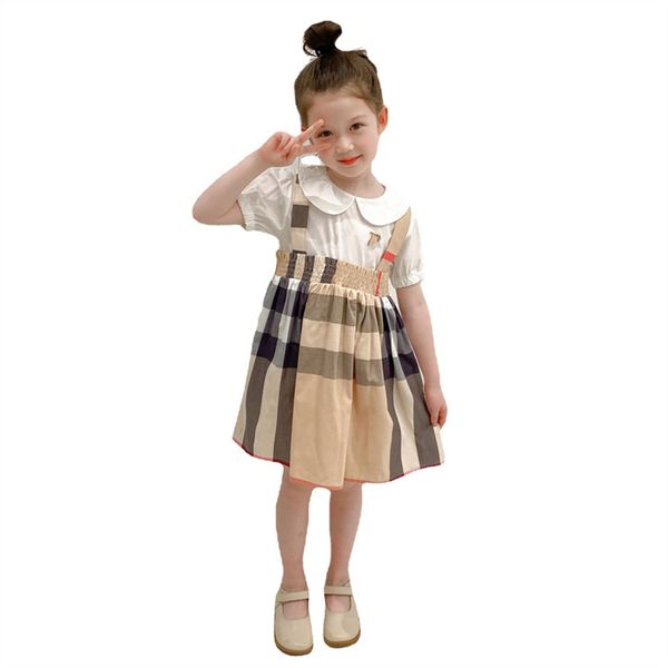 new high-end girl skirt brand designer girl skirt alphabet print sewing design short sleeve pleated skirt summer girl g1#90cm-140cm, Red;yellow
new high-end girl skirt brand designer girl skirt alphabet print sewing design short sleeve pleated skirt summer girl g1#90cm-140cm, Red;yellow
