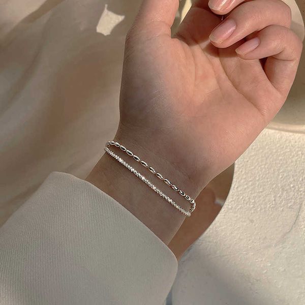 charm bracelets ventfille 925 sterling silver shiny double-layer bracelet for women oval beads exquisite bracelet fashion jewelry 2021 new a, Golden;silver
charm bracelets ventfille 925 sterling silver shiny double-layer bracelet for women oval beads exquisite bracelet fashion jewelry 2021 new a, Golden;silver