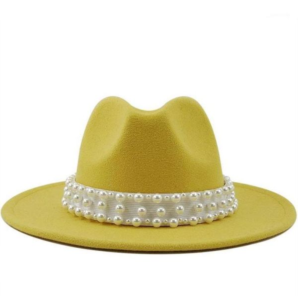 wide brim hats 2021 men women wool felt fedora panama hat with pearl buckle jazz trilby cap party formal 565860cm11943929, Blue;gray
wide brim hats 2021 men women wool felt fedora panama hat with pearl buckle jazz trilby cap party formal 565860cm11943929, Blue;gray