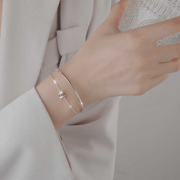 charm bracelets 925 sterling silver link chain double layer circle charm bracelet for women simply exquisite party wedding accessories jewel, Golden;silver
charm bracelets 925 sterling silver link chain double layer circle charm bracelet for women simply exquisite party wedding accessories jewel, Golden;silver