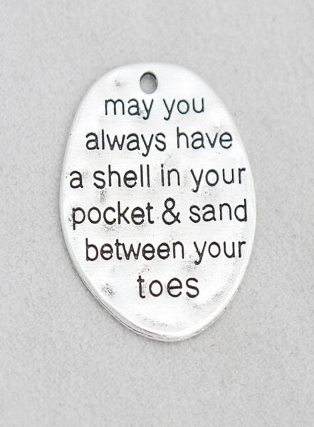 alloy message charms may you always have a shell in your pocket sand between your toes dog tag charms 50pcslot aac12711494513, Bronze;silver
alloy message charms may you always have a shell in your pocket sand between your toes dog tag charms 50pcslot aac12711494513, Bronze;silver
