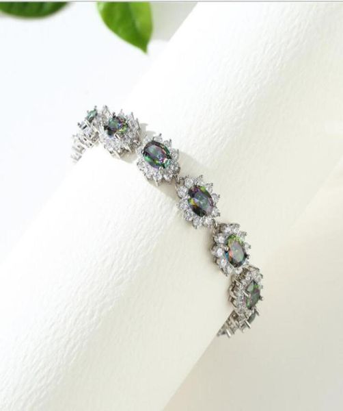 whole 925 silver high fashion natural square fire multicolored maystic z stone bracelet3235764, White
whole 925 silver high fashion natural square fire multicolored maystic z stone bracelet3235764, White