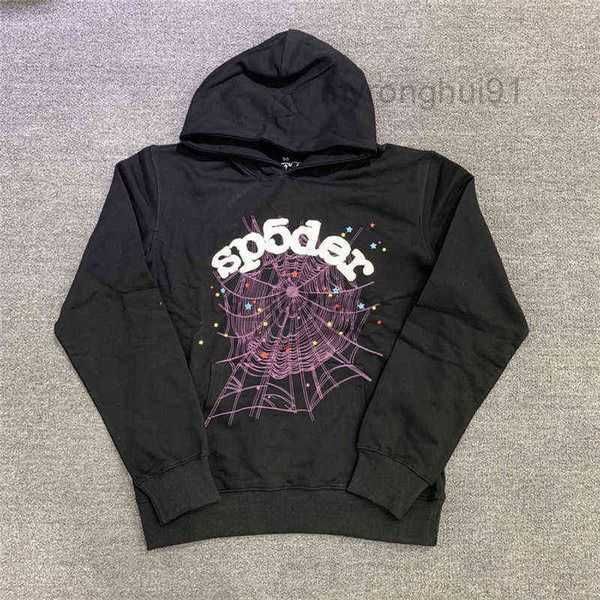 men's hoodies sweatshirts puff print sp5der hoodie men women heavy fabric spider web pullover 5 h1lg, Black
men's hoodies sweatshirts puff print sp5der hoodie men women heavy fabric spider web pullover 5 h1lg, Black