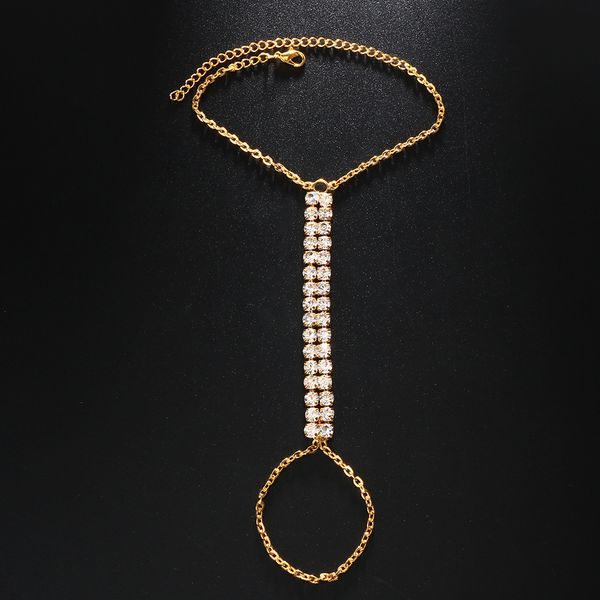 wedding bracelets simple double row full diamond bracelet bohemian trend shiny chain finger bracelet accessories female bracelet, Golden;silver
wedding bracelets simple double row full diamond bracelet bohemian trend shiny chain finger bracelet accessories female bracelet, Golden;silver