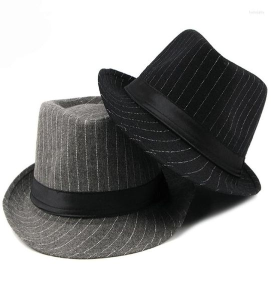 berets ht1516 fashion men fedora hat british style striped trilby classic retro bowler jazz casual grey black fedoras7751392, Blue;gray
berets ht1516 fashion men fedora hat british style striped trilby classic retro bowler jazz casual grey black fedoras7751392, Blue;gray