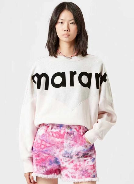 isabel marant designer sweatshirt fashion new casual letter round neck pullover women versatile loose long sleeve sweater, Black
isabel marant designer sweatshirt fashion new casual letter round neck pullover women versatile loose long sleeve sweater, Black