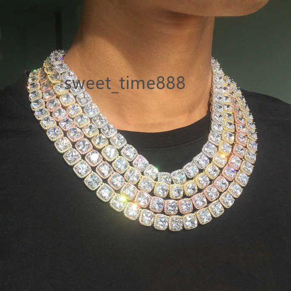 hip hop iced out square cz diamond tennis cuban link chain jewelry trendy gold plated bling tennis choker necklace for women men, Silver
hip hop iced out square cz diamond tennis cuban link chain jewelry trendy gold plated bling tennis choker necklace for women men, Silver