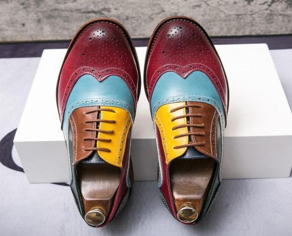 selling mens mixed color brogue shoes fashion round toe lace up trending leisue platform party zapatos plus size 3848 xrsy203343691, Black
selling mens mixed color brogue shoes fashion round toe lace up trending leisue platform party zapatos plus size 3848 xrsy203343691, Black