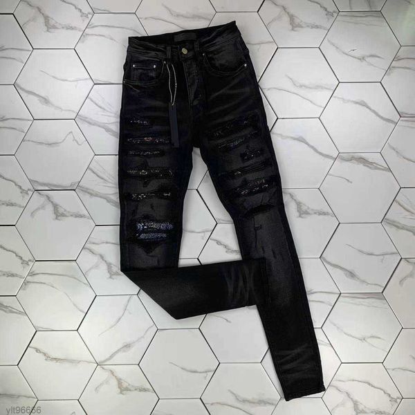 hm586 mens jeans slim jeans distressed denim white designer leather pants with holes letters torn tattered knee ripped for man skinny, Blue
hm586 mens jeans slim jeans distressed denim white designer leather pants with holes letters torn tattered knee ripped for man skinny, Blue