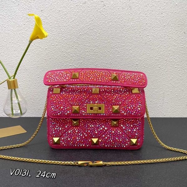 women lady's designer handbag new shiny luxury bags crystal rivet classic valentins diamond embedding fashion handheld shoulder crossbo
women lady's designer handbag new shiny luxury bags crystal rivet classic valentins diamond embedding fashion handheld shoulder crossbo