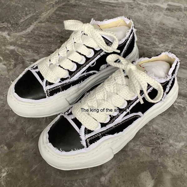 co branded maison mihara yasuhiro dissolved shoes mmy men's and women's deformed sole damaged canvas shoes casual shoes, Black
co branded maison mihara yasuhiro dissolved shoes mmy men's and women's deformed sole damaged canvas shoes casual shoes, Black