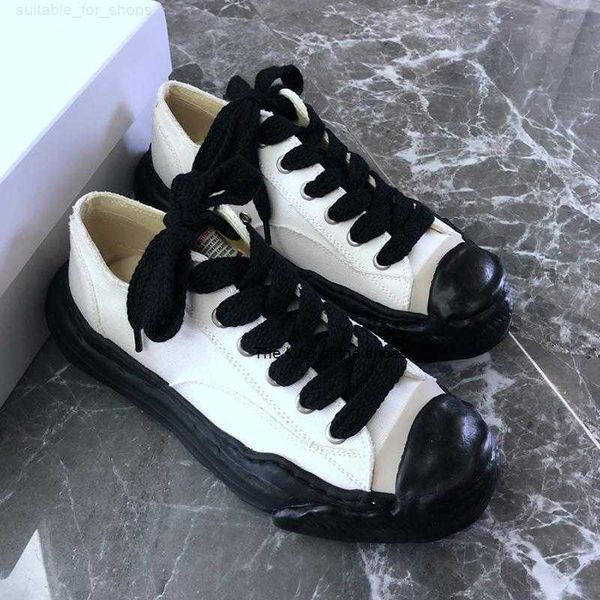 2023 street p maison mihara yasuhiro mmy shoes an open-mouth smile dissolved shoes high and low canvas small thick soled couple shoes, Black
2023 street p maison mihara yasuhiro mmy shoes an open-mouth smile dissolved shoes high and low canvas small thick soled couple shoes, Black