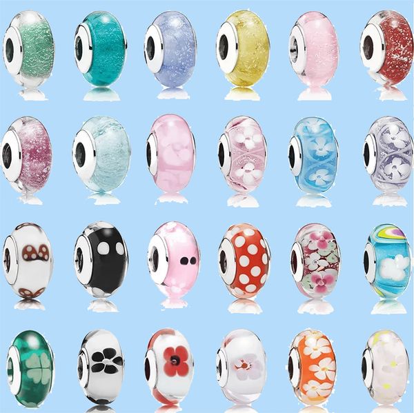 925 silver beads charms fit pandora charm tropical flower orange murano glass pink glass cherry blossom genuine murano, Black
925 silver beads charms fit pandora charm tropical flower orange murano glass pink glass cherry blossom genuine murano, Black