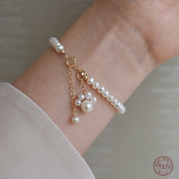 charm bracelets 925 sterling silver cute pearl cat claw bracelet for women light luxury vintage mother's day jewelry girlfriend gift aa, Golden;silver
charm bracelets 925 sterling silver cute pearl cat claw bracelet for women light luxury vintage mother's day jewelry girlfriend gift aa, Golden;silver