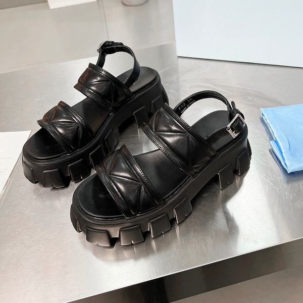 shoes sandals platform designer women monilith sandal real leather thick sole white black triangle summer sandales beach slippers
shoes sandals platform designer women monilith sandal real leather thick sole white black triangle summer sandales beach slippers
