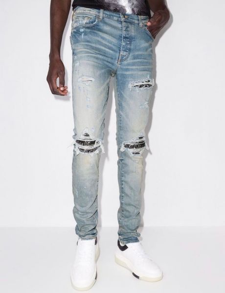 mens designer jeans ripped denim pants man slim casual hip hop zipper trousers for male stretch trouser 04 gta4, Blue
mens designer jeans ripped denim pants man slim casual hip hop zipper trousers for male stretch trouser 04 gta4, Blue