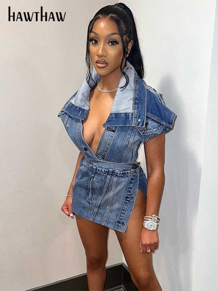 two piece dress hth women denim v neck mini skirts two piece matching sets outfits 2022 summer clothes wholesale items for business j230506, White
two piece dress hth women denim v neck mini skirts two piece matching sets outfits 2022 summer clothes wholesale items for business j230506, White