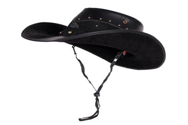 berets 100 leather women men western cowboy hat summer mesh breathable sombrero hombre caps dad godfather hats 2 szie plus sizebe7003692, Blue;gray
berets 100 leather women men western cowboy hat summer mesh breathable sombrero hombre caps dad godfather hats 2 szie plus sizebe7003692, Blue;gray
