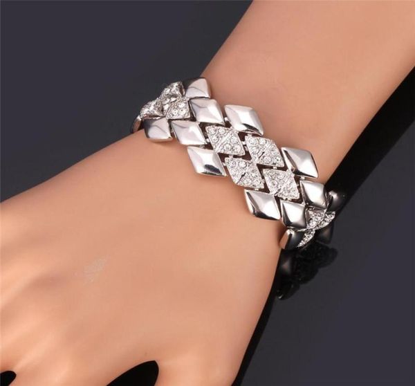 trendy bracelets bangles women men jewelry fashion rhinestone crystal jewelry gold color bracelet bands9831471, Black
trendy bracelets bangles women men jewelry fashion rhinestone crystal jewelry gold color bracelet bands9831471, Black
