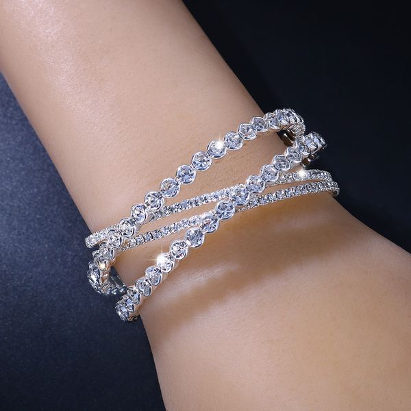 wedding bracelets the new bracelet fashion cross water drill bracelet sells well the female jewelry bracelet, Golden;silver
wedding bracelets the new bracelet fashion cross water drill bracelet sells well the female jewelry bracelet, Golden;silver