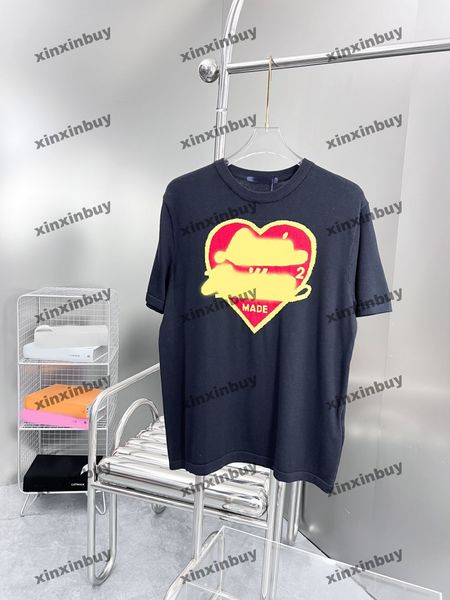 xinxinbuy men designer tee t shirt 23ss knitted love letter jacquard short sleeve cotton women black white blue orange s-2xl, Black;brown
xinxinbuy men designer tee t shirt 23ss knitted love letter jacquard short sleeve cotton women black white blue orange s-2xl, Black;brown