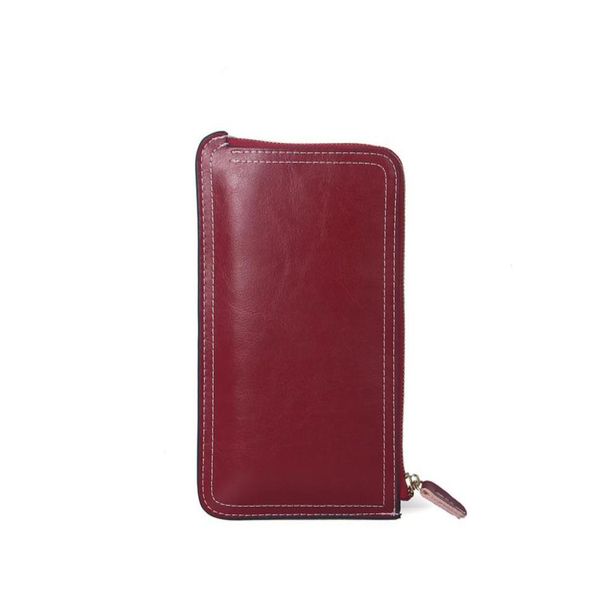 long size card case simple business glaze leather clutch bag thin zipper lady wallet8398131, Black
long size card case simple business glaze leather clutch bag thin zipper lady wallet8398131, Black