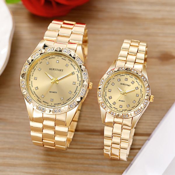 luxury women watches ladies gold watch quartz bracelet set white dial simple wholesale of business couple watches, Slivery;brown
luxury women watches ladies gold watch quartz bracelet set white dial simple wholesale of business couple watches, Slivery;brown