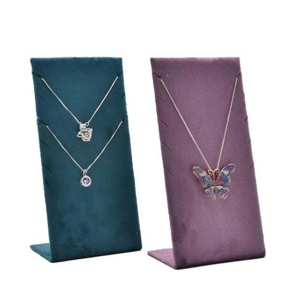 jewelry pouches bags 10 hooks organizer pendant necklacechain bracelet display holder black velvet board stand necklace shel1649277, Pink;blue
jewelry pouches bags 10 hooks organizer pendant necklacechain bracelet display holder black velvet board stand necklace shel1649277, Pink;blue