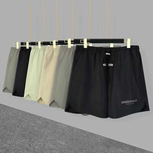 men's and women's new shorts fashion high street brand ess double line loose reflective trend five point pants qu6g, White;black
men's and women's new shorts fashion high street brand ess double line loose reflective trend five point pants qu6g, White;black