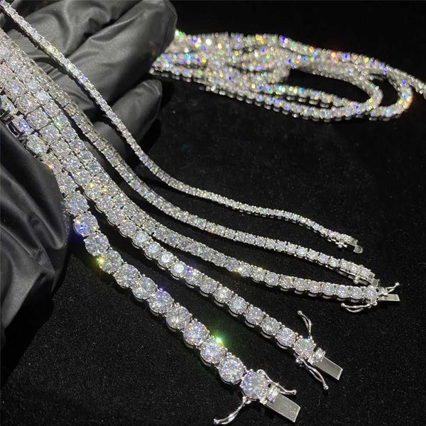 iced out 2-6.5mm width tennis bracelet 925 silver chain d color vvs moissanite diamond necklace hip hop jewelry tennis chain
iced out 2-6.5mm width tennis bracelet 925 silver chain d color vvs moissanite diamond necklace hip hop jewelry tennis chain