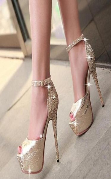glitter sequined ankle strap high platform peep toe pumps party prom gown wedding shoes women high heels size 34 to 398662392, Black
glitter sequined ankle strap high platform peep toe pumps party prom gown wedding shoes women high heels size 34 to 398662392, Black