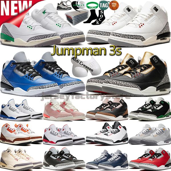 with box 3 basketball shoes men women 3s lucky green pine black white cement gold reimagined true racer blue unc fire red mens womens traine
with box 3 basketball shoes men women 3s lucky green pine black white cement gold reimagined true racer blue unc fire red mens womens traine