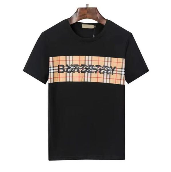 2023 trendy european plaid mosaic letter printing loose round neck short sleeve t-shirt for men and women, White;black
2023 trendy european plaid mosaic letter printing loose round neck short sleeve t-shirt for men and women, White;black