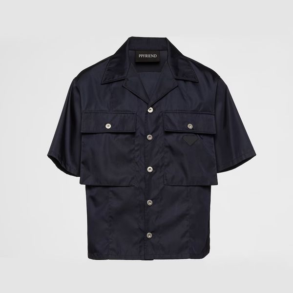 short-sleeved re-nylon shirt mens designer shirts brand clothing men shorts sleeve dress shirt hip hop style cotton 10628, White;black
short-sleeved re-nylon shirt mens designer shirts brand clothing men shorts sleeve dress shirt hip hop style cotton 10628, White;black