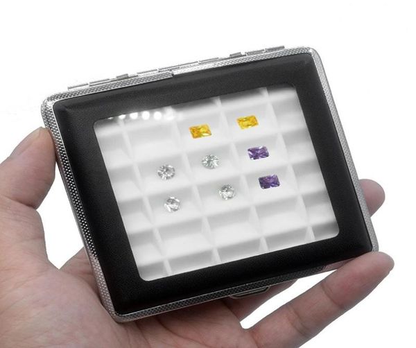 jewelry pouches bags 1pcs black white 30 grids metal bare stone box with soft silicone mat transparent glass cover for diamond e6256843, Pink;blue
jewelry pouches bags 1pcs black white 30 grids metal bare stone box with soft silicone mat transparent glass cover for diamond e6256843, Pink;blue