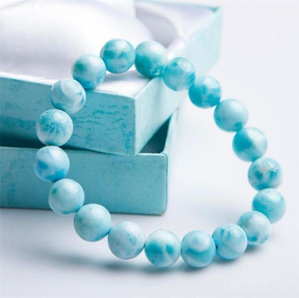 beaded strands 10mm genuine natural blue larimar gems bracelet for women female stretch water pattern round bead crystal stone br8946716, Black
beaded strands 10mm genuine natural blue larimar gems bracelet for women female stretch water pattern round bead crystal stone br8946716, Black