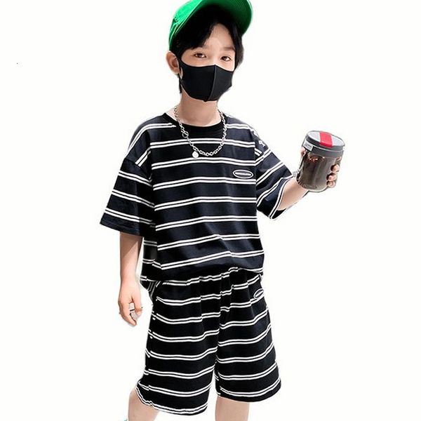 clothing sets boys summer clothes striped tshirt short tracksuit casual style kids 6 8 10 12 14 230506, White
clothing sets boys summer clothes striped tshirt short tracksuit casual style kids 6 8 10 12 14 230506, White